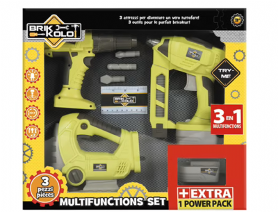 Boîte 3 outils de bricolage à batterie