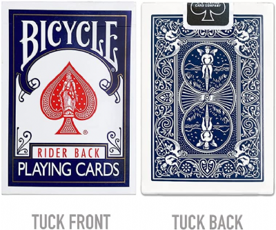 Produit neuf en déstockage - Bicycle - 1005016.0 - Jeu De Cartes - 807 - Boîte Classique Rider Back - Index Petite - Modèle aléatoire