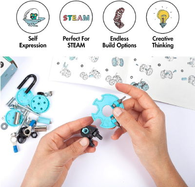  Robot Toy - Blue Vehicle 