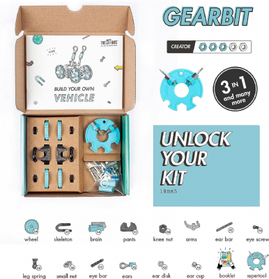  Robot Toy - Blue Vehicle 