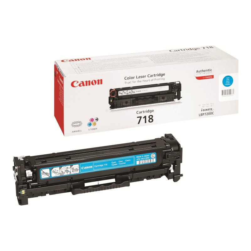 Toner Canon Cartridge 718 Cyan