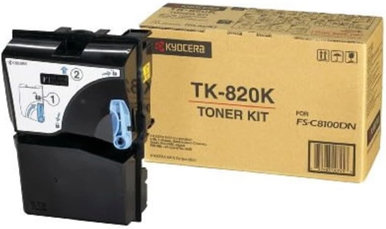 Cartouche de toner noir Kyocera TK-820K 15000 pages