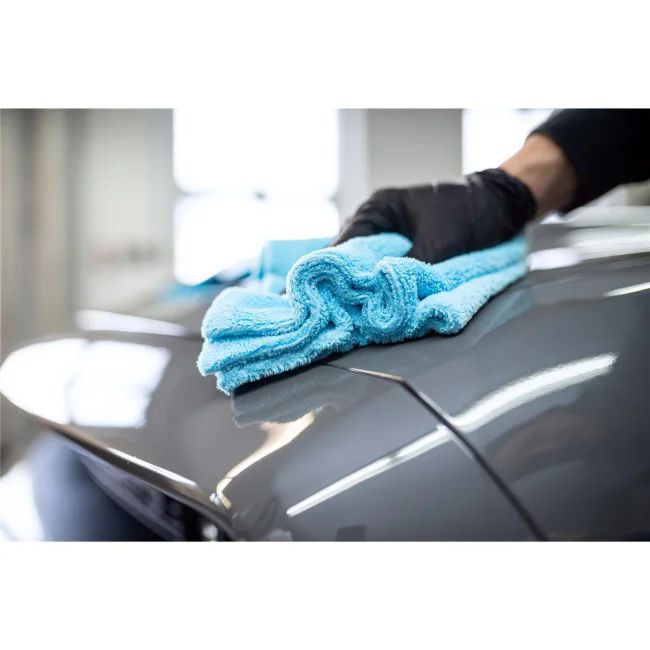 détailmat tissu de polissage - 550 GSM, 40x40cm - bleu - emballé