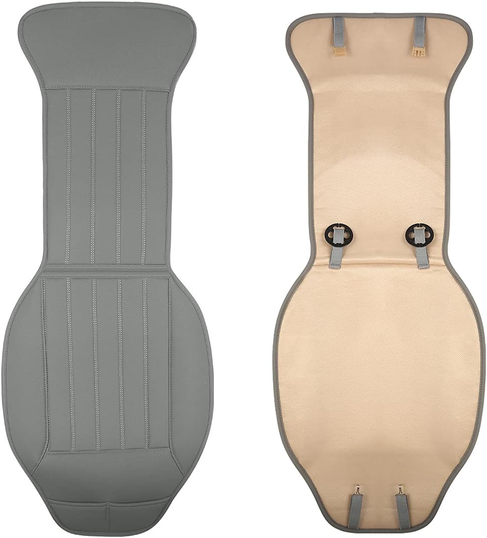 Housse de siège avant universelle en cuir PU avec dossier