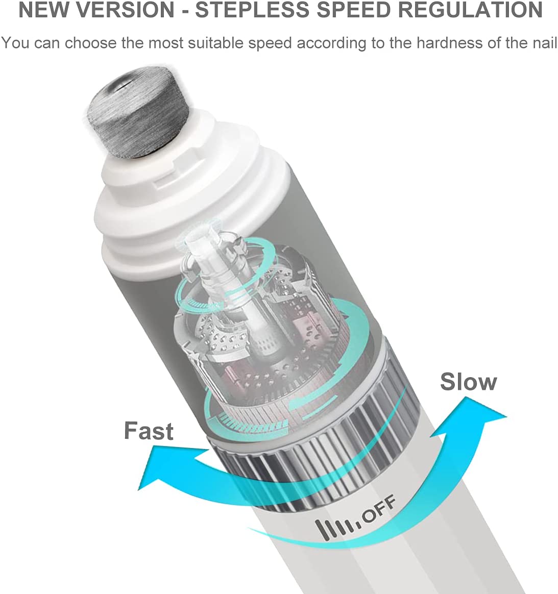 Casifor Lime à Ongle pour Chiens et Chats, Coupe Ongles Electrique Sûr Ultra-Silencieux