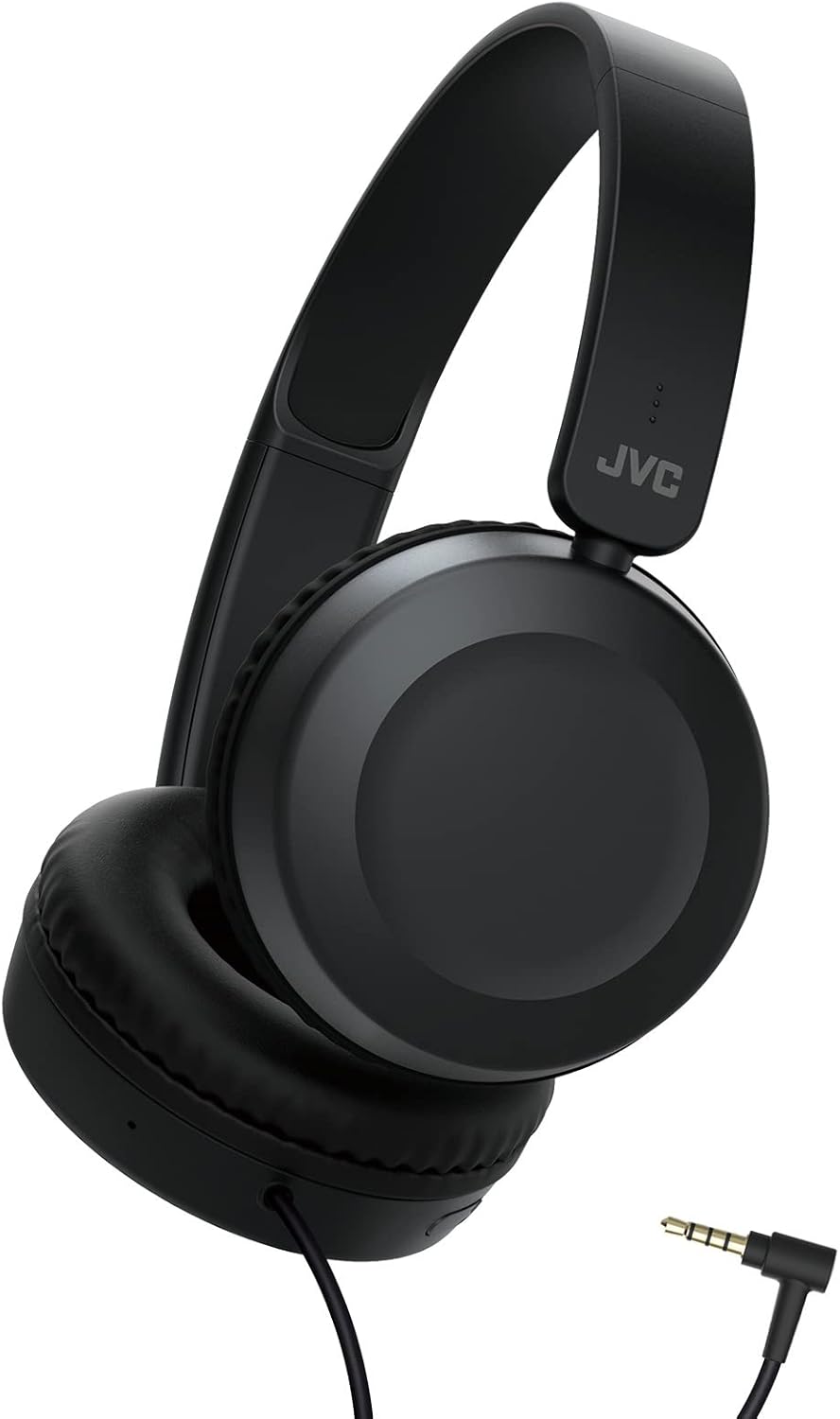 JVC, Caque Supra-aural Pliable, Télécommande et Micro pour Smartphones intégrés aux écouteurs, HA S31M-B-E (Noir)