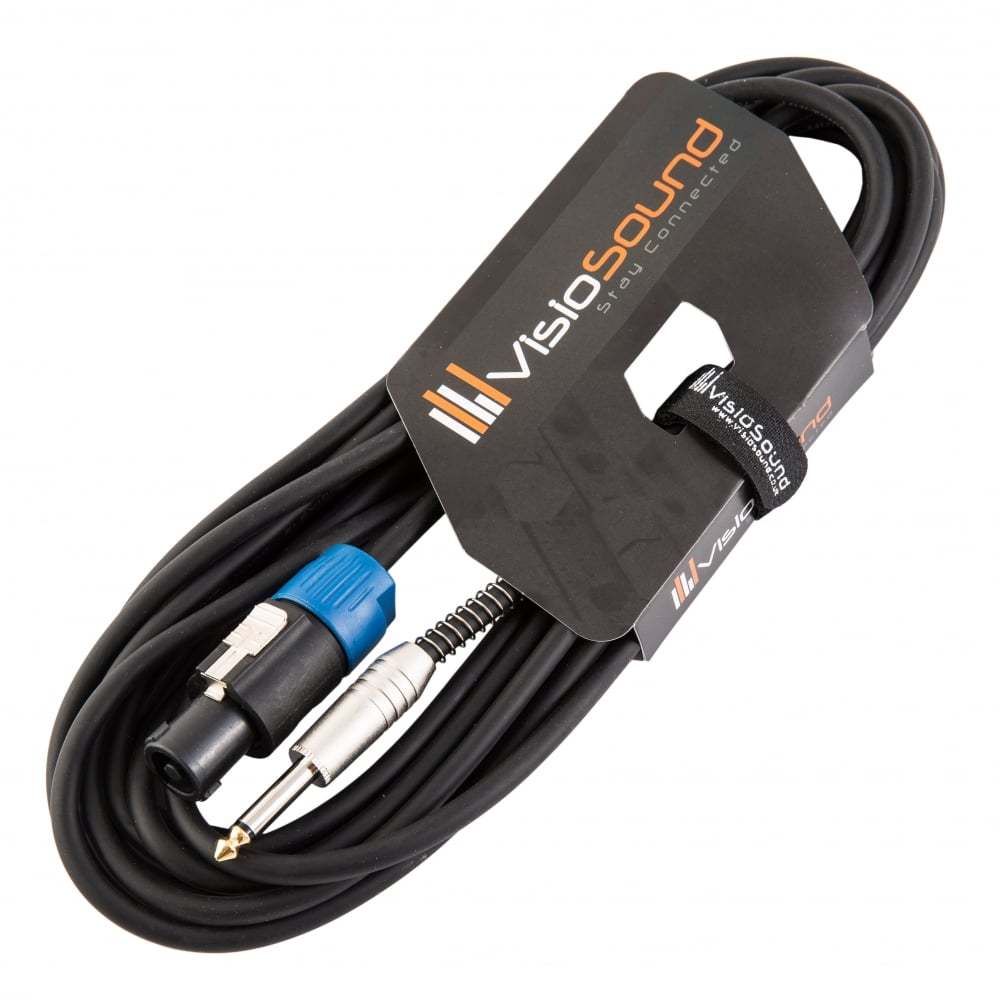 Câble audio Speakon mâle vers jack 6,35 mm 6 m