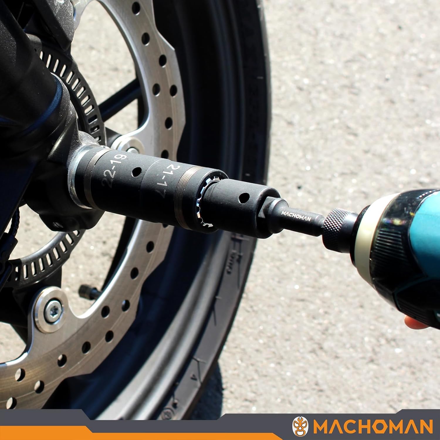 MACHOMAN BEX003 Adaptateurs de douille de qualité impact 3 pièces, entraînement 1/4