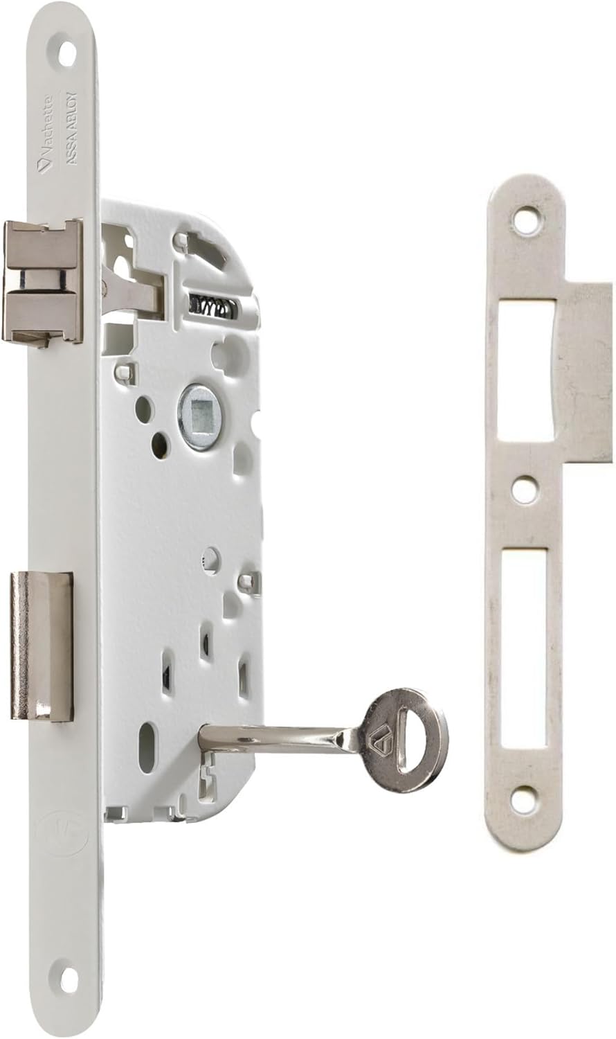 Serrure à encastrer à clé Vachette axe 40 mm NF niveau 2