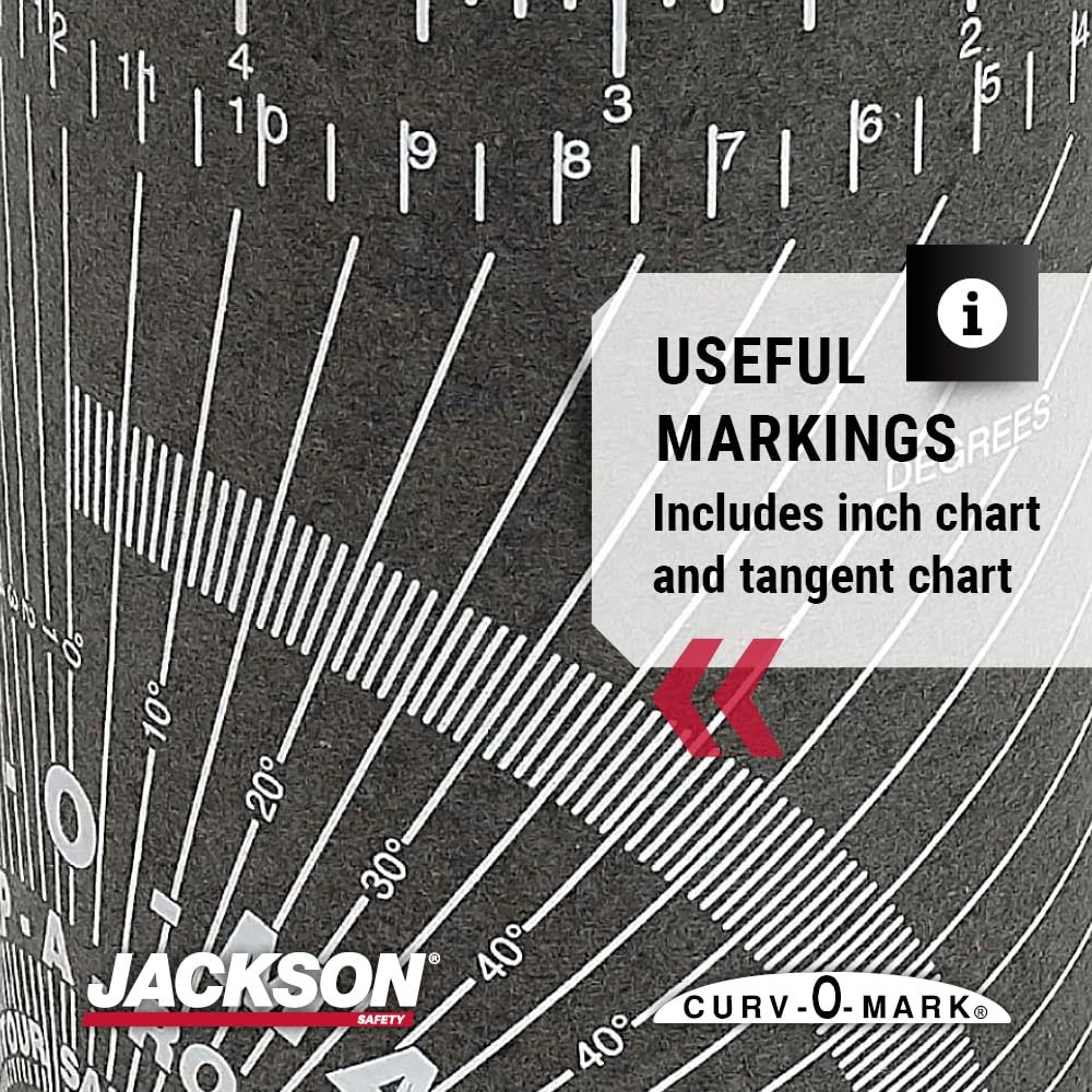 Règle de traçage Jackson Curv-O-Mark Wrap-A-Round 3 à 6 pouces