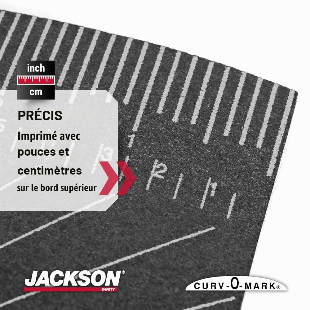 Règle de traçage Jackson Curv-O-Mark Wrap-A-Round 3 à 6 pouces