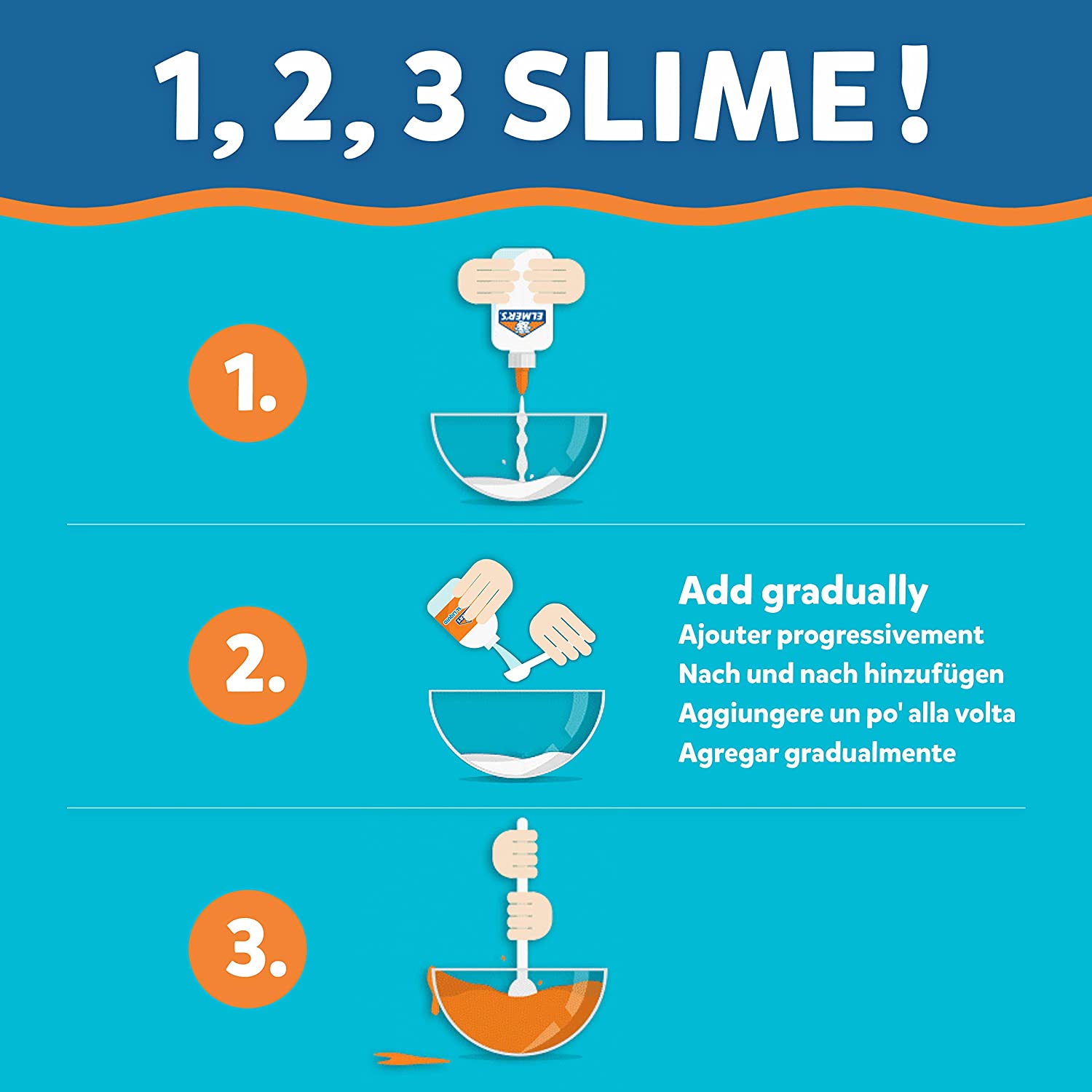 Activateur de slime avec colle Liquide magique | Flacon de 259 ml 