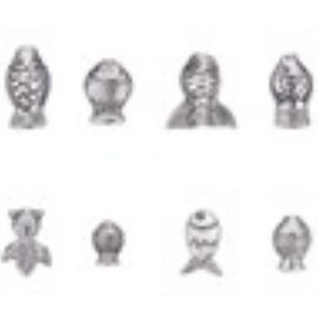 Arricraft 10 Style Antique Argent Perles D'entretoise De Poisson, 80pcs Métal Animal Bijoux Perles Charme pour BRICOLAGE Bracelet Collier Fabrication de Bijoux (TIBEB-PH0004-65AS)