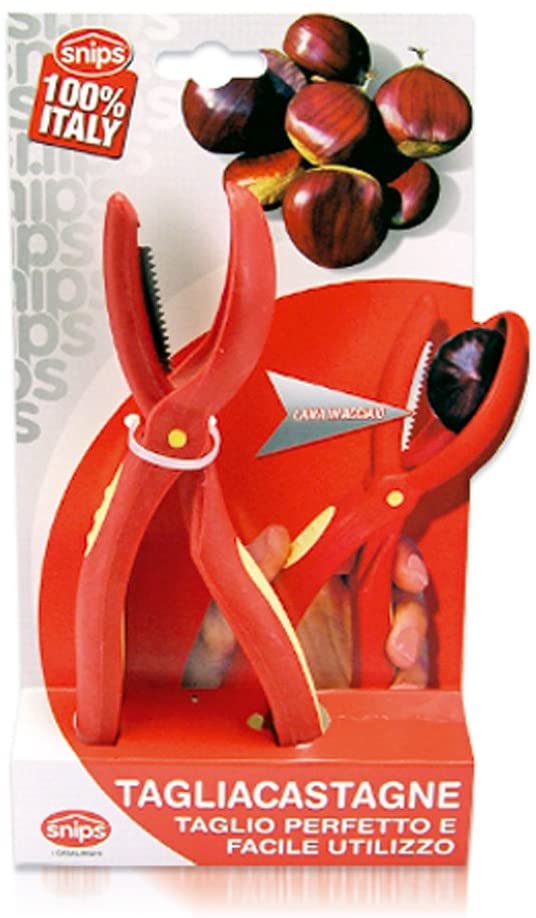 Coupe-châtaignes Snips en plastique et acier rouge