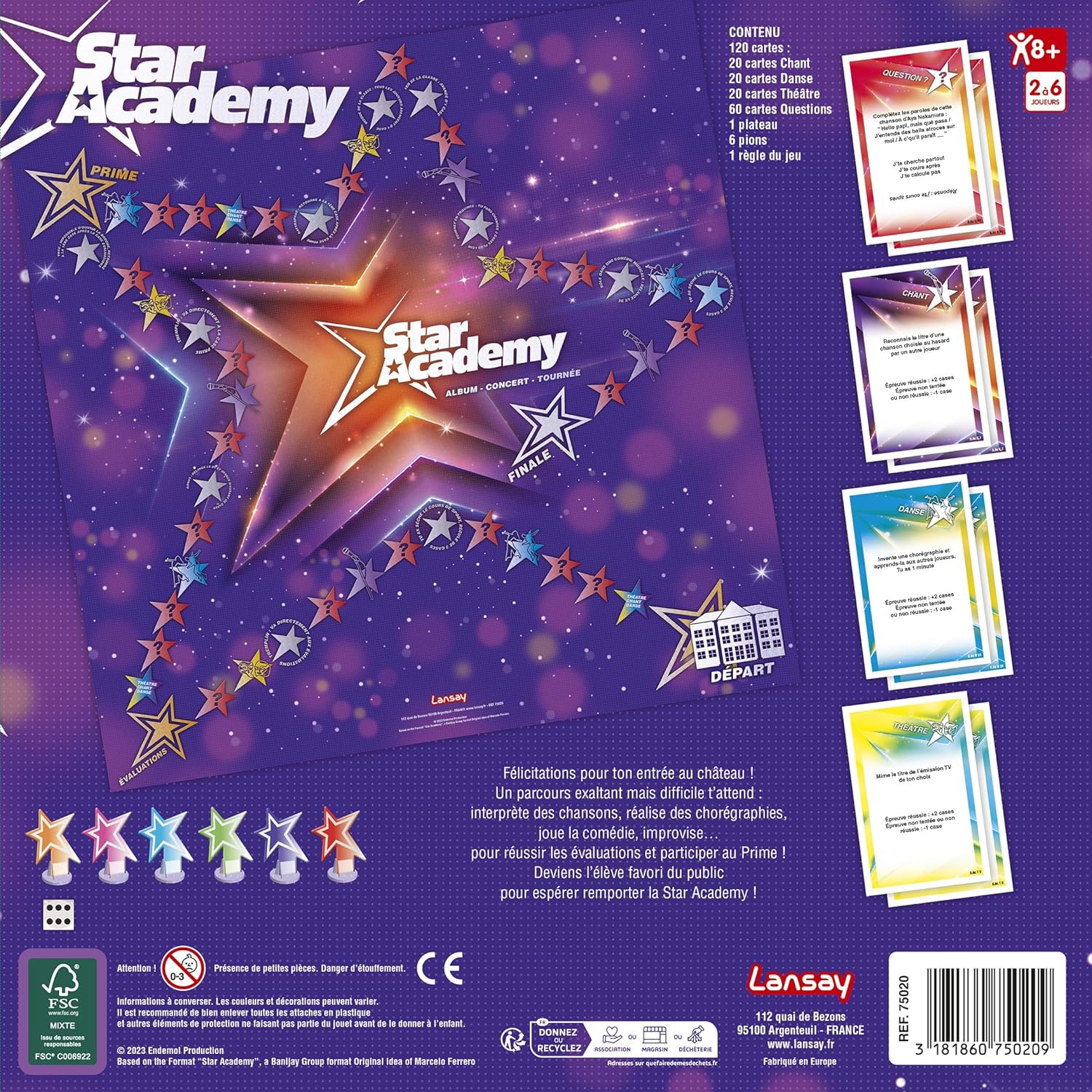 STAR ACADEMY - LE JEU - Jeu de société 