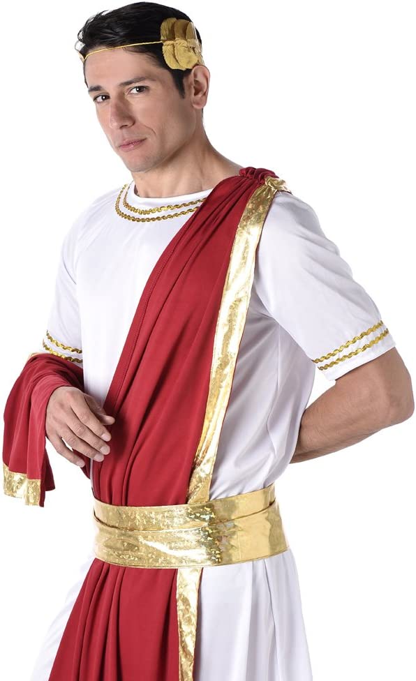 Karnival Costumes - Costume d'empereur Romain pour Homme Taille XL 46-48