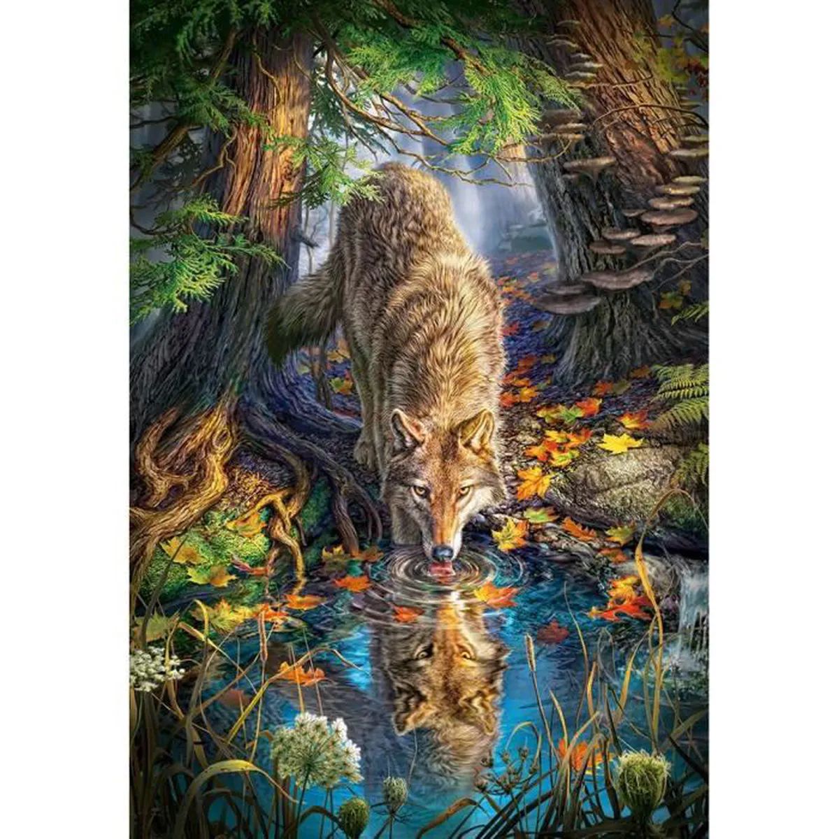 Puzzle Loup dans la nature – Castorland