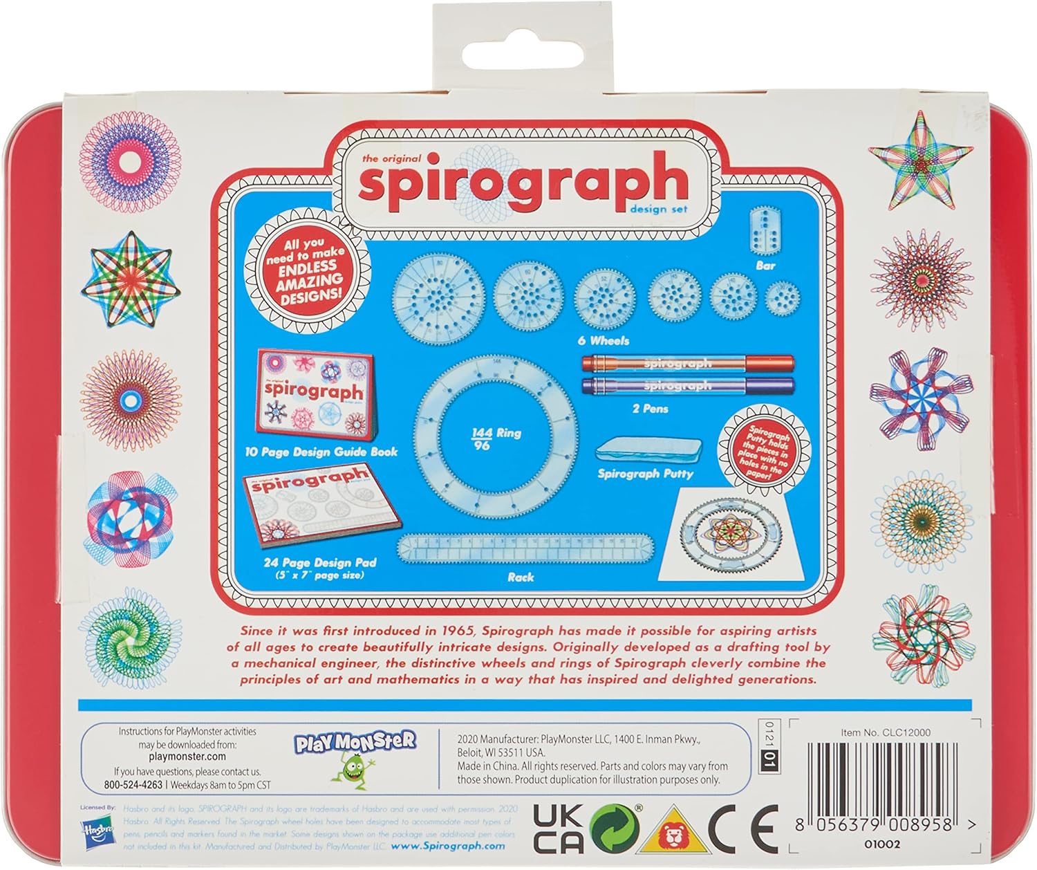 SPIROGRAPH- PAPETERIE ET AUTOCOLLANTS POUR ENFANTS, 8056379008958