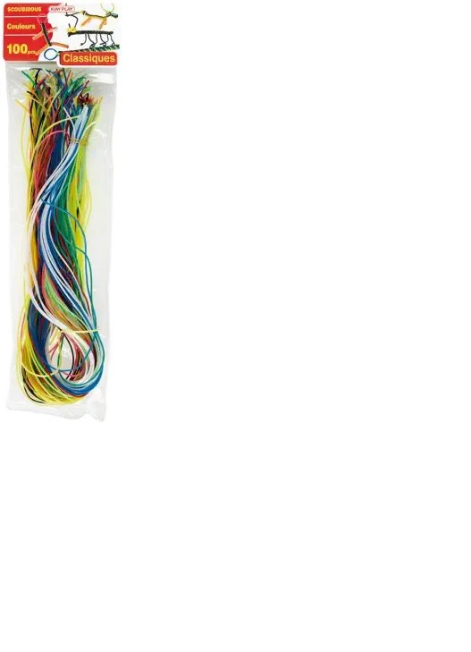 Cofalu Kim'Play - Scoubidous - 100 Brins Couleurs Classiques 