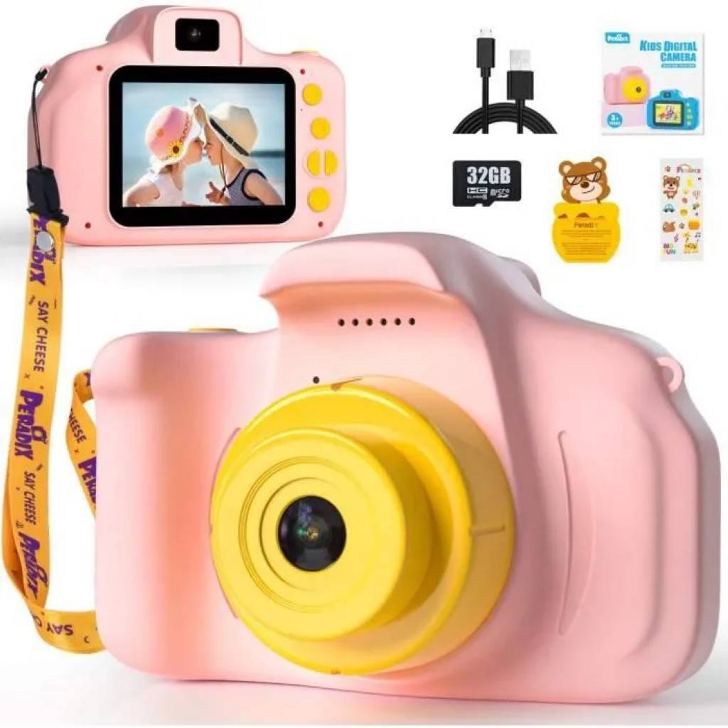 Peradix Cadeaux Appareil Photo Enfants 4 en 1 - 