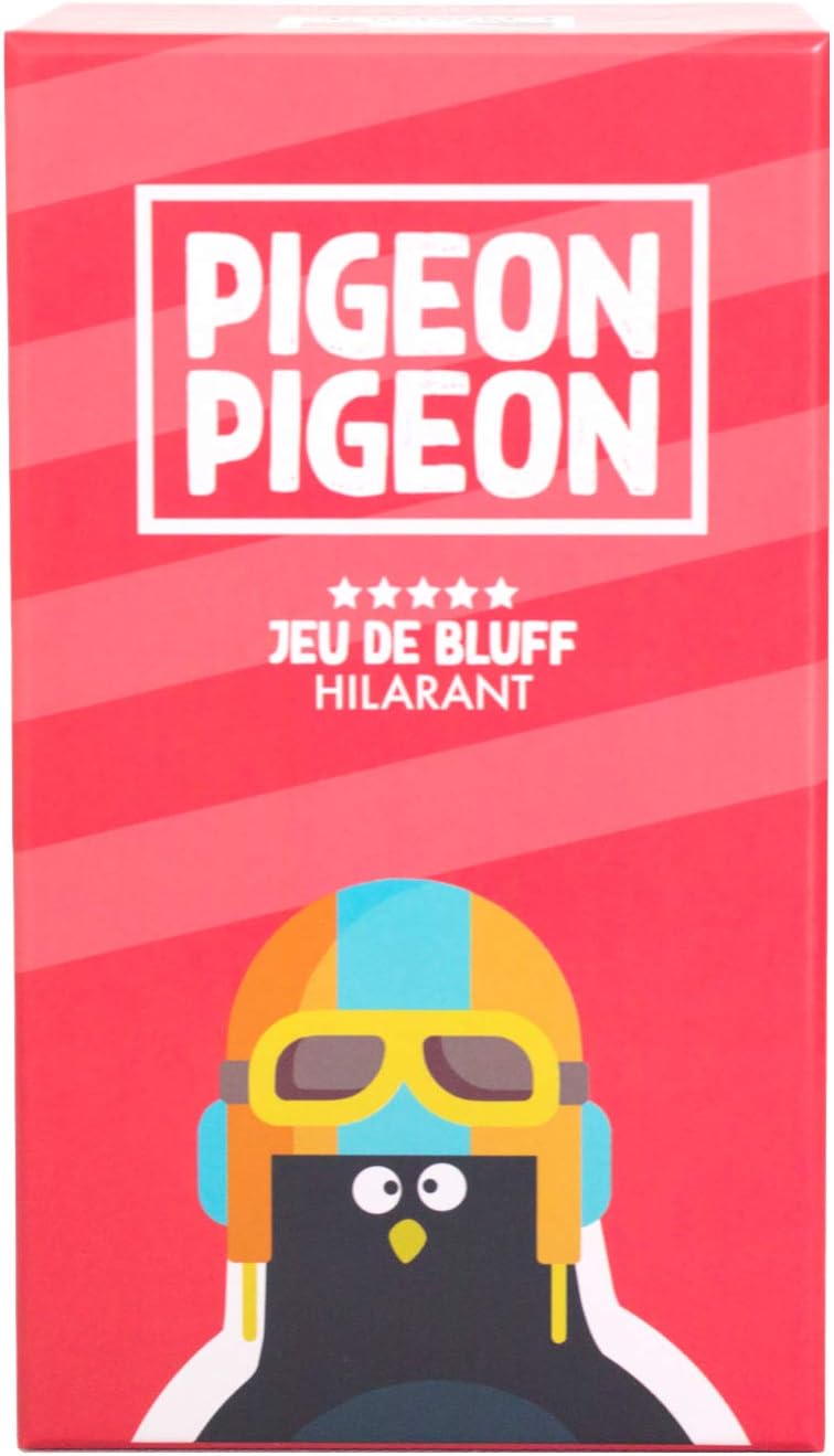 Pigeon Pigeon Jeu de société Ambiance, Bluff, créativité, Humour - fabriqué en France 