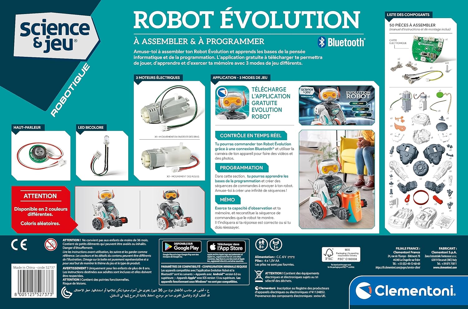 Clementoni- Robot Évolution 2.0