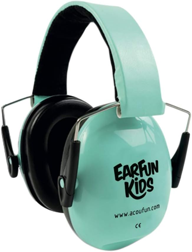 ACOUFUN Casque Anti Bruit EarFun Kids Vert 