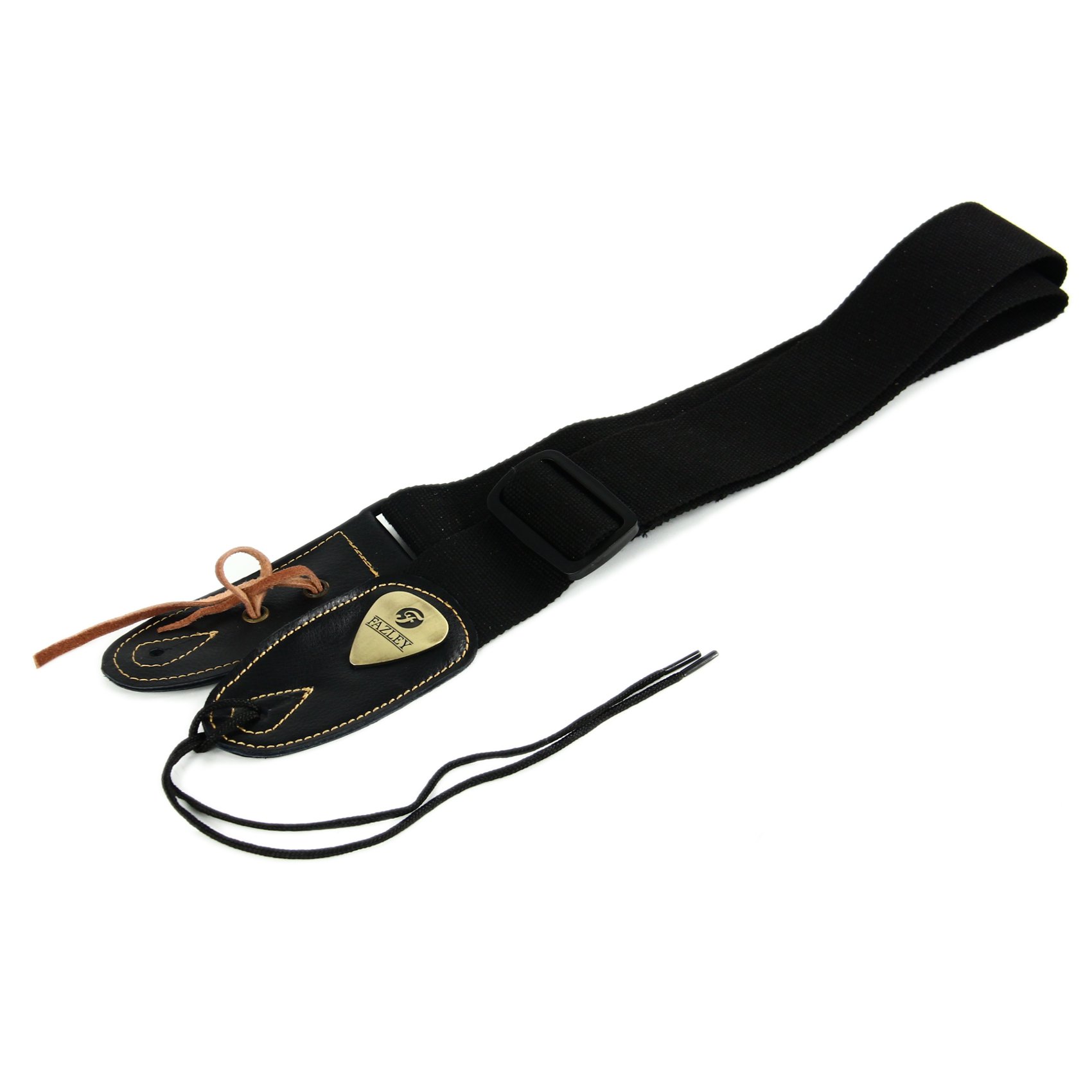 Fazley KATO SGSL-BLK sangle de guitare coton noir