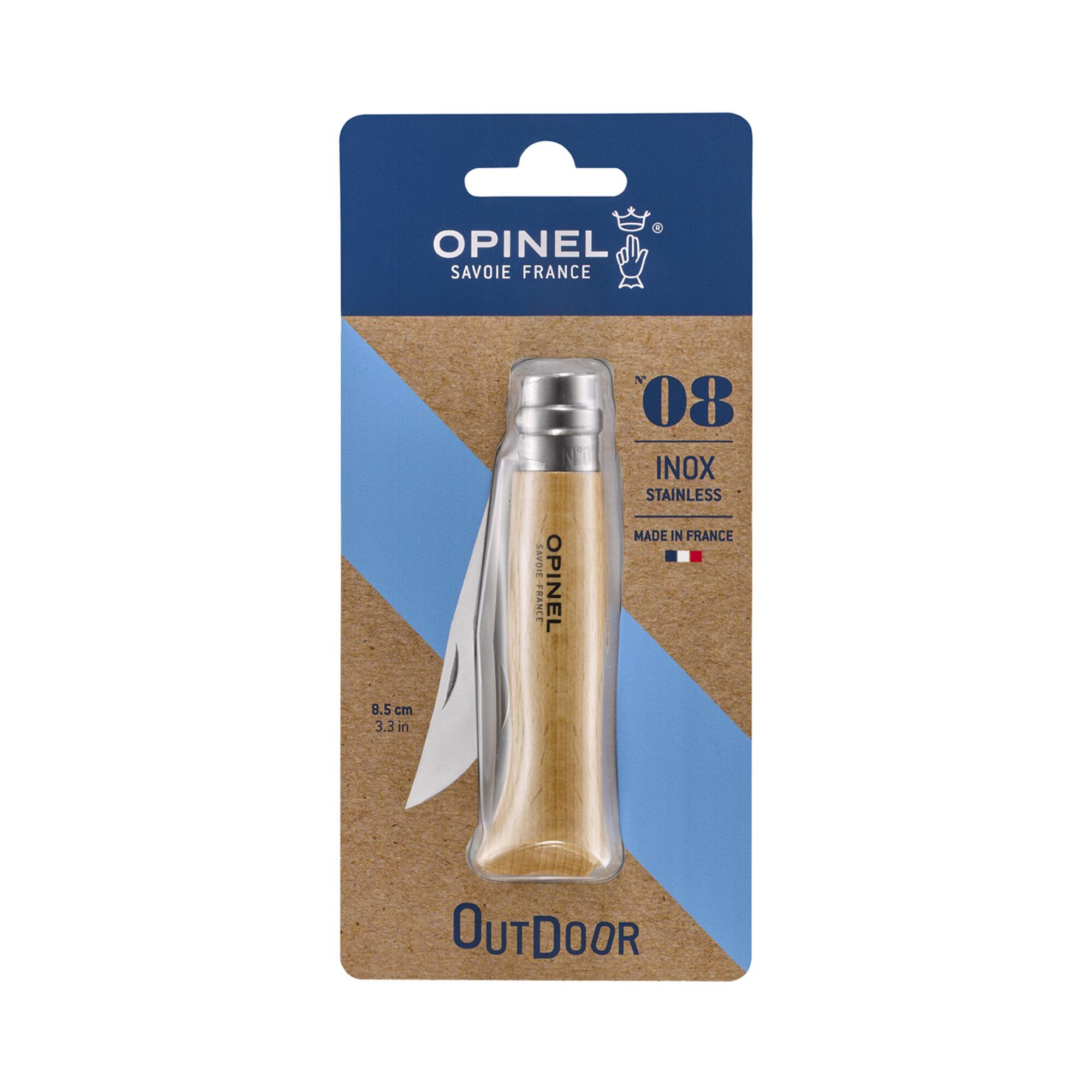 Couteau Opinel randonnée numéro 8 inox