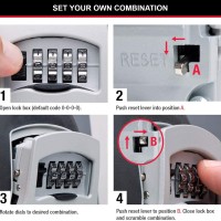  Master Lock Coffre à clés mural à combinaison 5401EURD