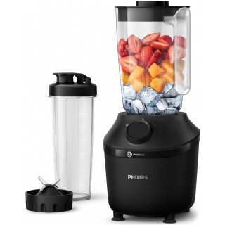 Philips Série 3000 Blender - Technologie ProBlend, Glace pilée en 45s, Moteur 450W, Bol 1,9L