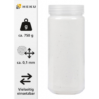 sable coloré, blanc, 750 g