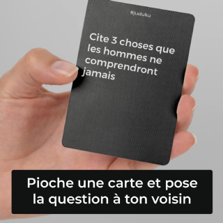 JUDUKU Jeux de société Jeu de Carte fabriqué en France - Edition Limitée Blanc 