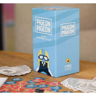 Pigeon Pigeon Le retour du bluff- Jeu de société hilarant pour Toute la Famille