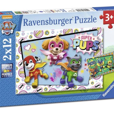 2 Puzzles - Pat' Patrouille - 12 et 12 pièces RAVENSBURGER