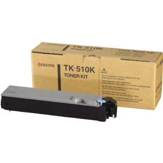 Toner Kyocera TK-510K d'origine. Noir, 8 000 pages ISO 19752, compatible imprimante ECOSYS FS-C5020N, FS-C5025N, FS-C5030N