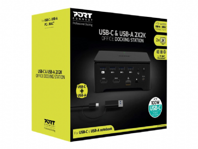 PORT DESIGNS Docking Universal Office 2 X 2K EU SMI Drivers Docking Station 