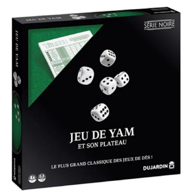 Jeu de dés YAM 421 avec plateau Dujardin