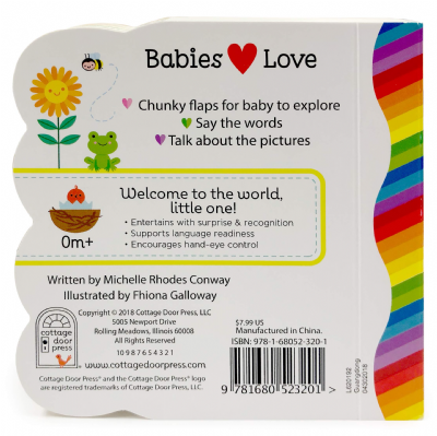 Babies Love Colours -  Apprendre les couleurs, âgés de 1 à 4 ans- LIVRE EN ANGLAIS