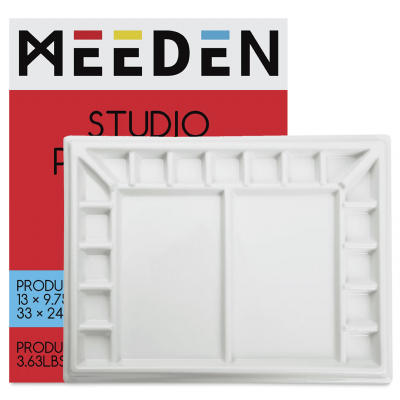 Palette de peinture en porcelaine de Meeden Studio